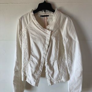 Maurice’s Women’s M Moto Lace Jacket Feminine FRIENDS Y2K 90’s Travel Quirky